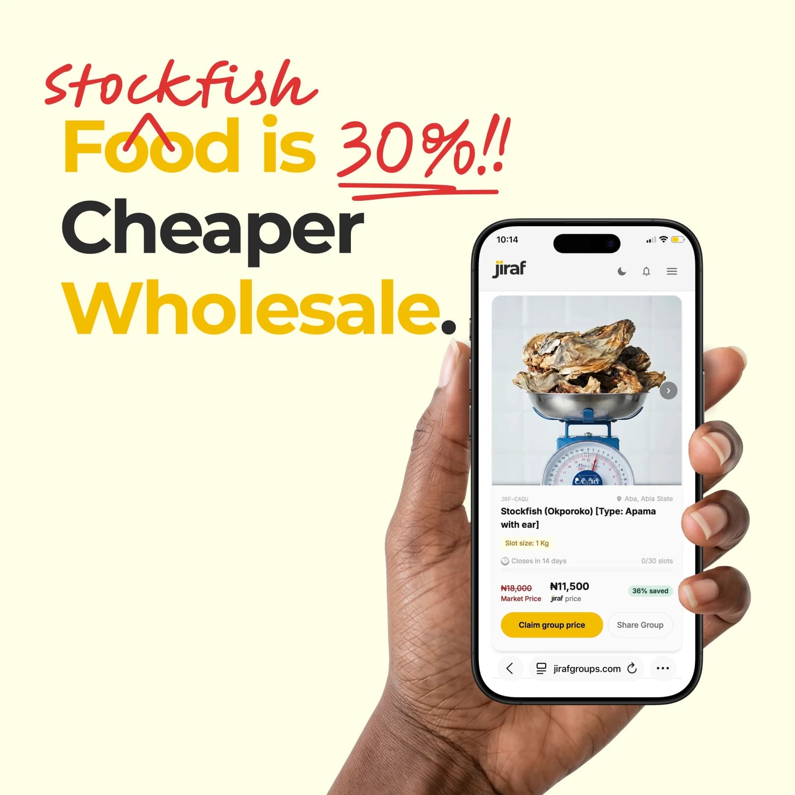 Group Buying Marketplace mockup